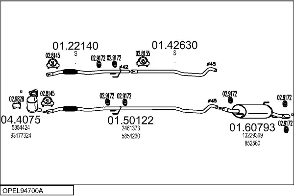 Изпускателна система MTS                 