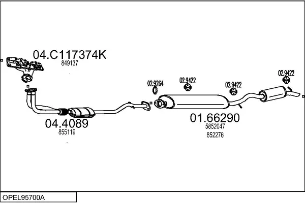 Изпускателна система MTS                 