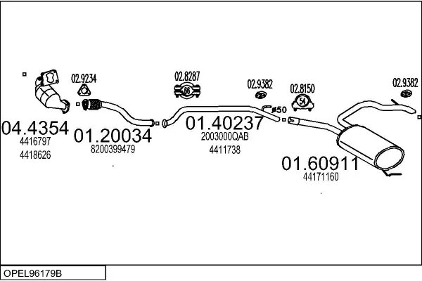 Изпускателна система MTS                 