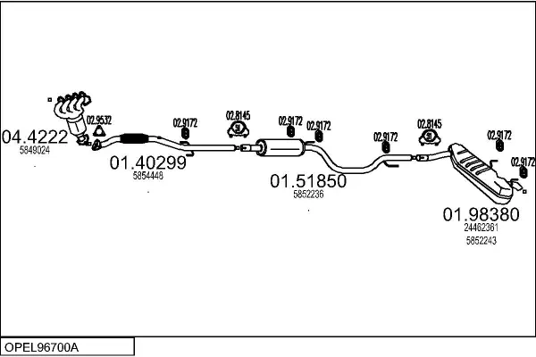 Изпускателна система MTS                 