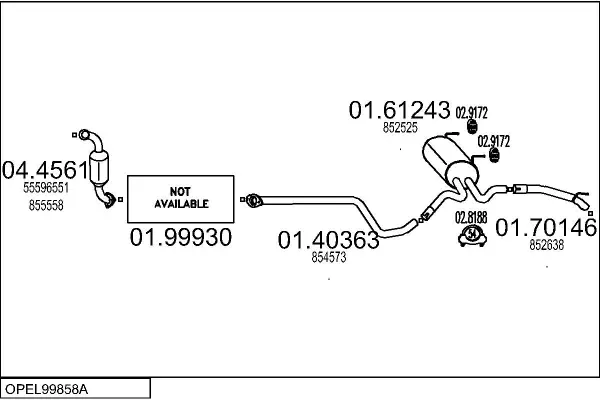 Изпускателна система MTS                 