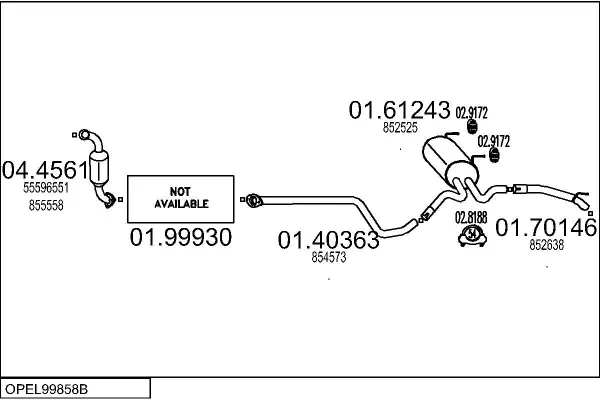 Изпускателна система MTS                 