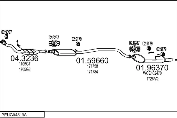 Изпускателна система MTS                 