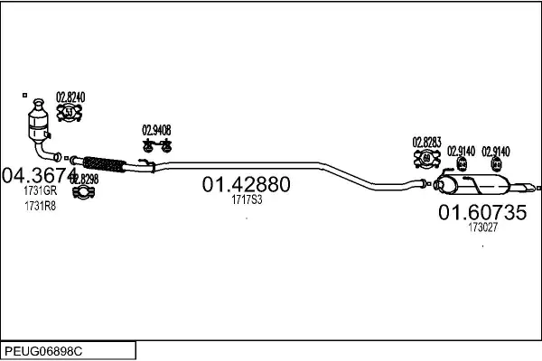 Изпускателна система MTS                 
