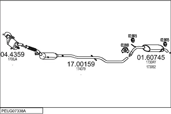 Изпускателна система MTS                 