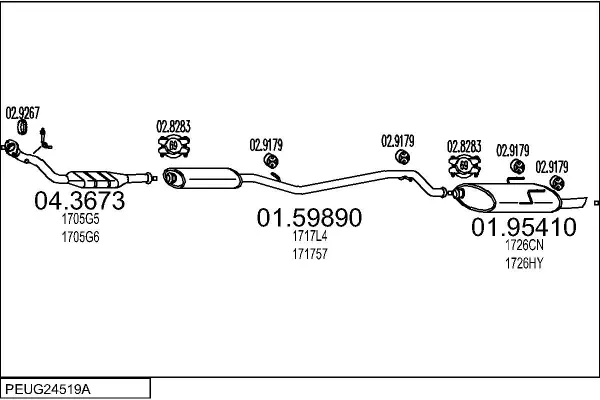 Изпускателна система MTS                 