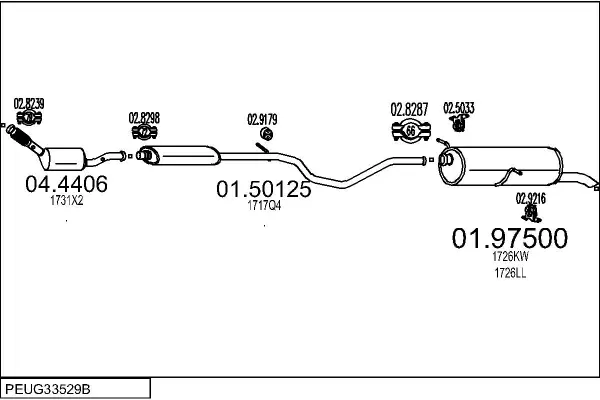 Изпускателна система MTS                 