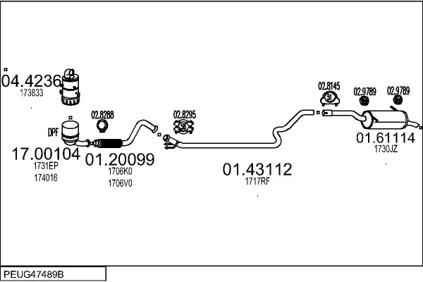 Изпускателна система MTS                 