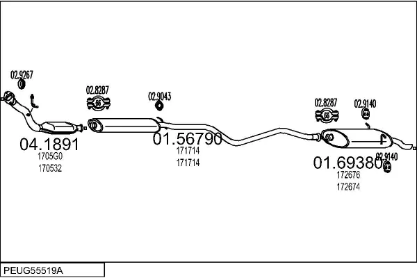 Изпускателна система MTS                 