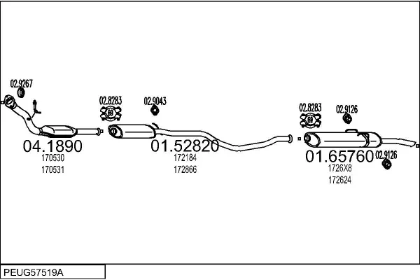 Изпускателна система MTS                 