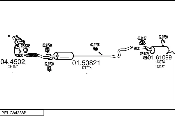 Изпускателна система MTS                 