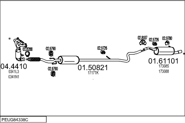 Изпускателна система MTS                 
