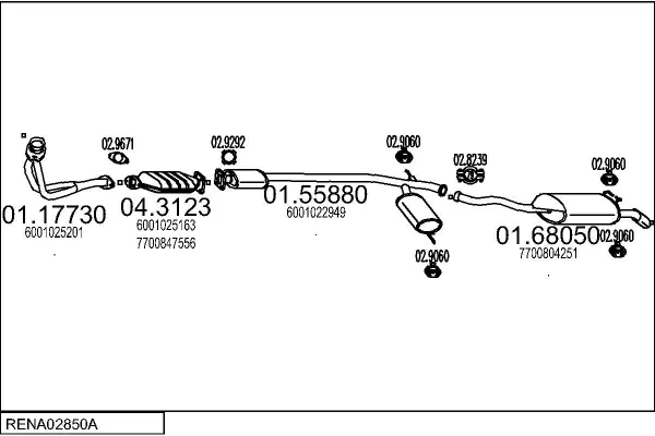 Изпускателна система MTS                 