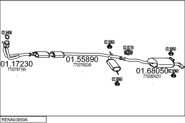 Изпускателна система MTS                 