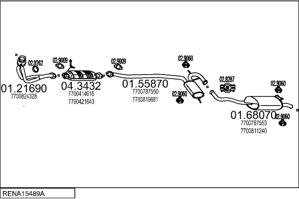 Изпускателна система MTS                 