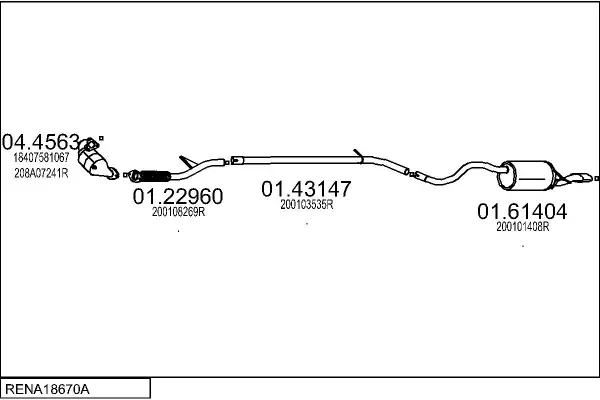 Изпускателна система MTS                 