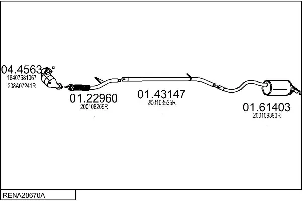 Изпускателна система MTS                 