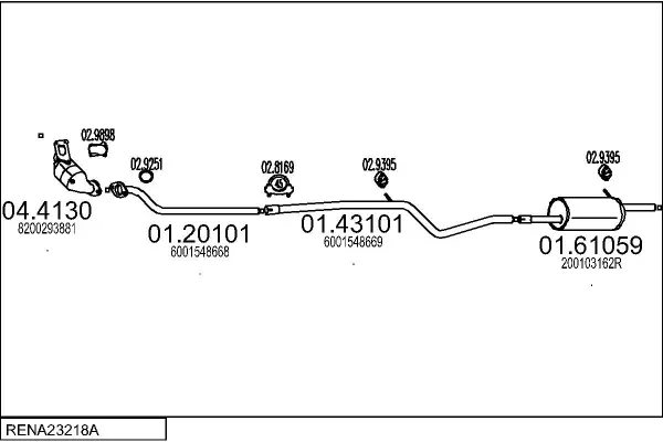 Изпускателна система MTS                 