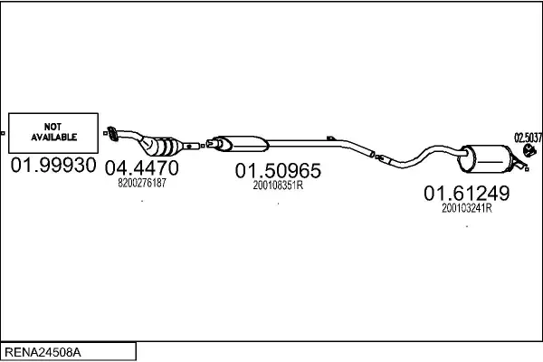 Изпускателна система MTS                 