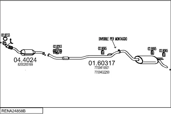 Изпускателна система MTS                 