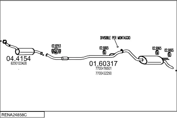 Изпускателна система MTS                 