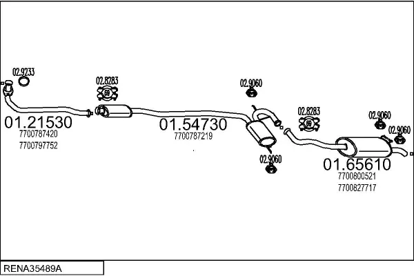 Изпускателна система MTS                 