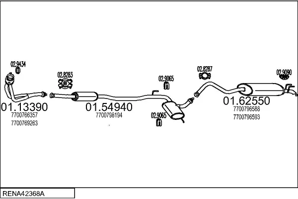 Изпускателна система MTS                 
