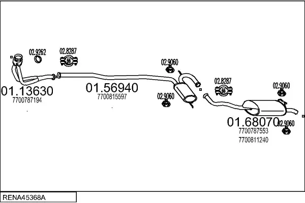 Изпускателна система MTS                 