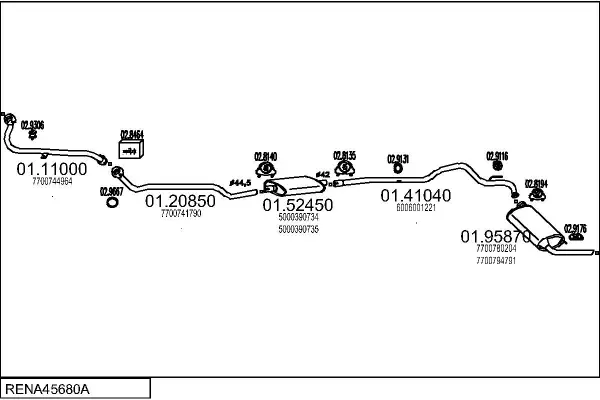 Изпускателна система MTS                 
