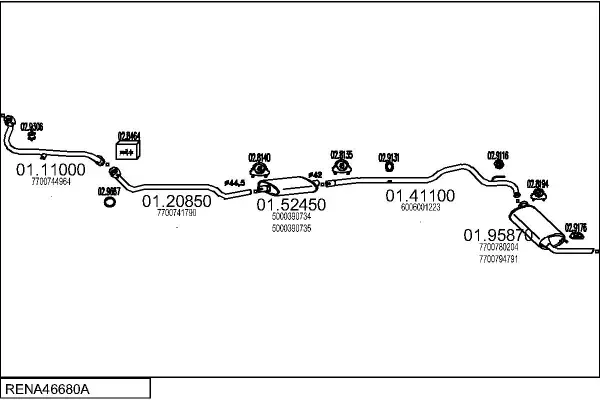 Изпускателна система MTS                 