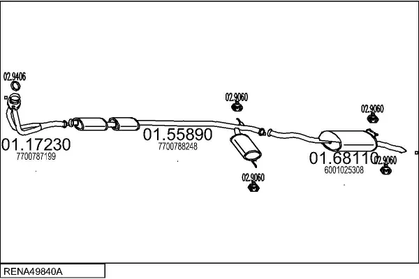 Изпускателна система MTS                 