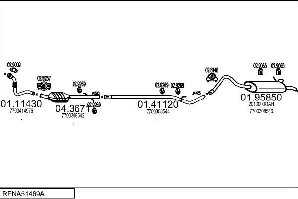 Изпускателна система MTS                 