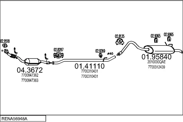 Изпускателна система MTS                 