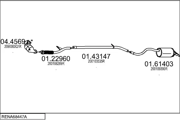 Изпускателна система MTS                 