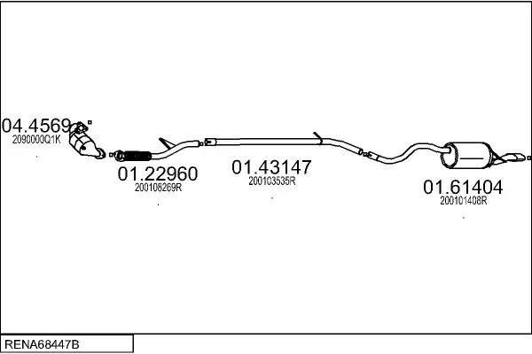 Изпускателна система MTS                 