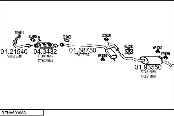 Изпускателна система MTS                 