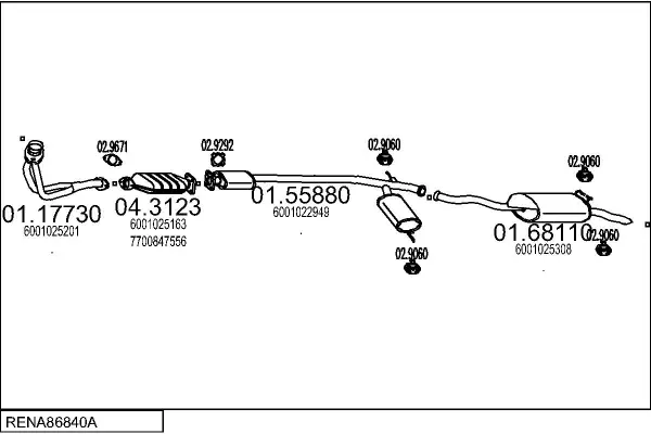 Изпускателна система MTS                 
