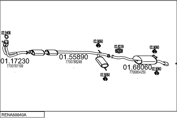 Изпускателна система MTS                 
