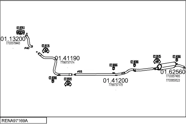 Изпускателна система MTS                 