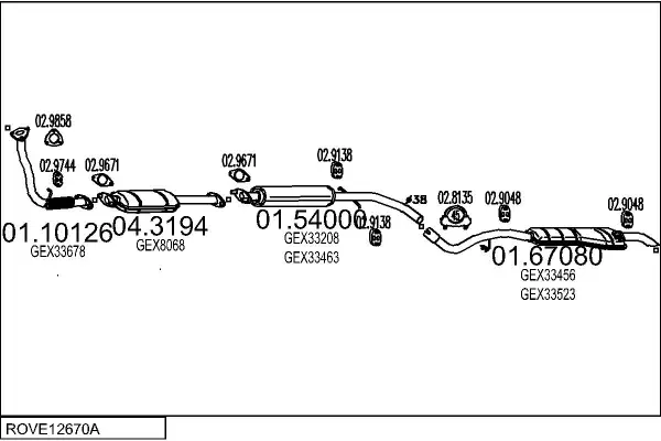 Изпускателна система MTS                 