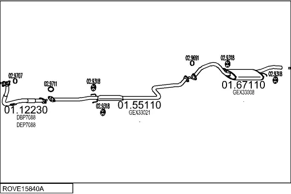 Изпускателна система MTS                 