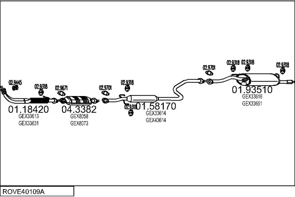Изпускателна система MTS                 