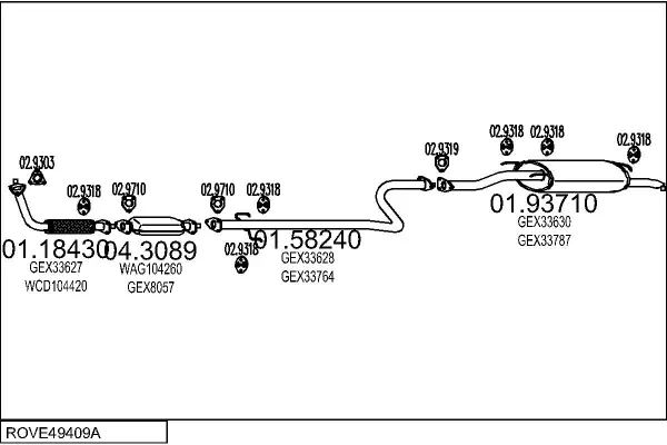 Изпускателна система MTS                 