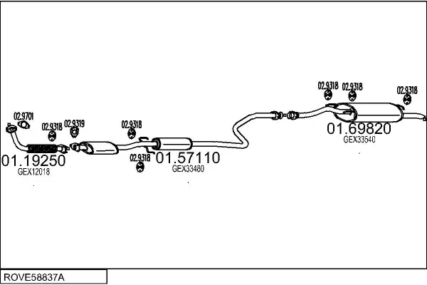 Изпускателна система MTS                 