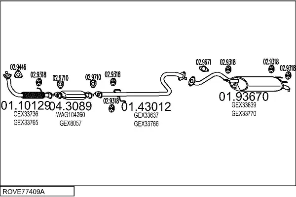 Изпускателна система MTS                 