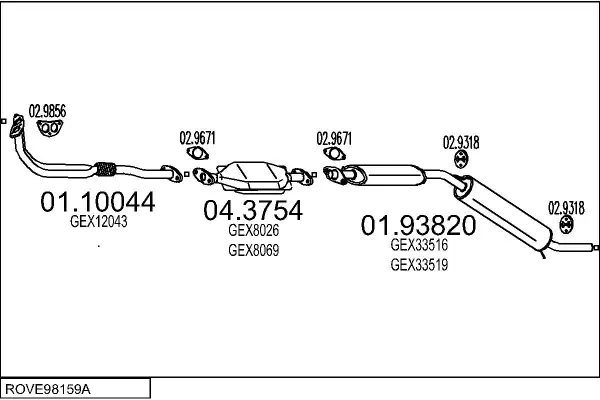Изпускателна система MTS                 