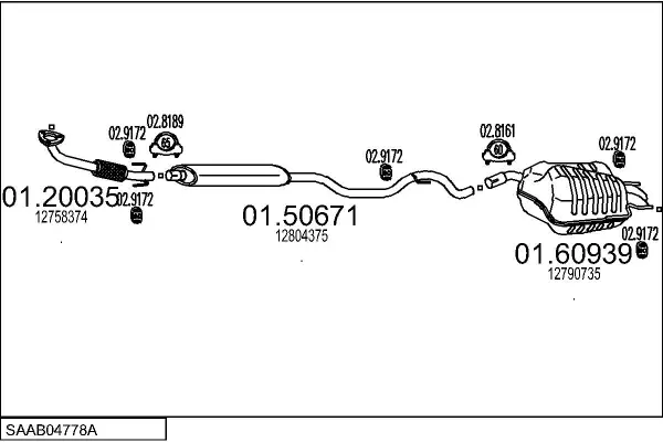 Изпускателна система MTS                 