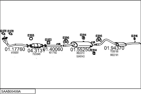 Изпускателна система MTS                 