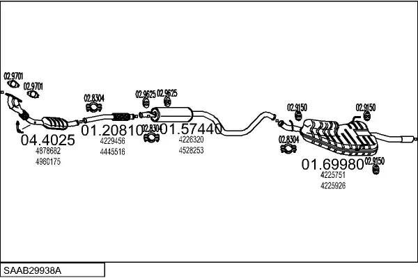 Изпускателна система MTS                 