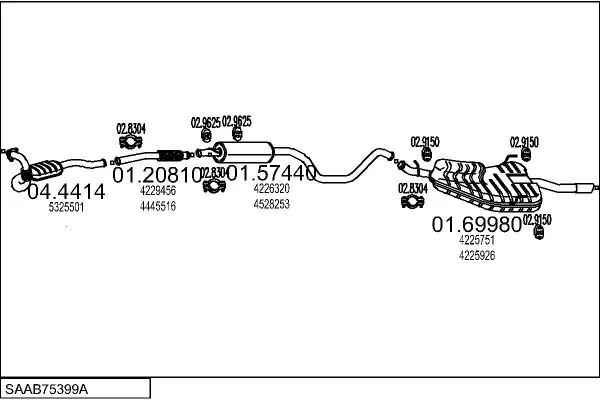 Изпускателна система MTS                 